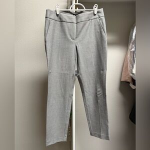 2 pairs of Julie crop pants from loft size 4 gray and navy